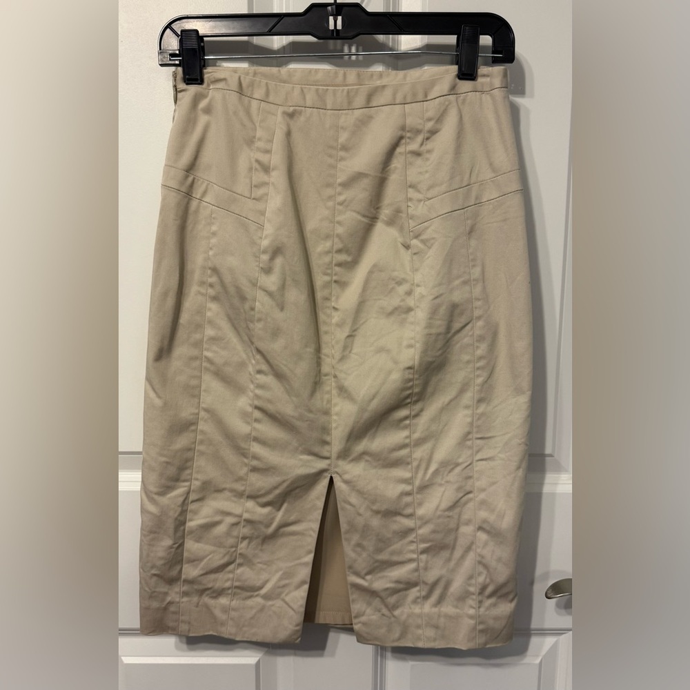 Express Women's Tan Pencil Skirt - Picture 2 of 4